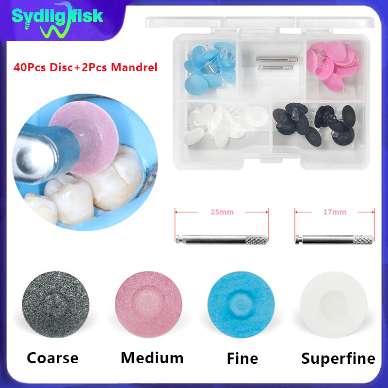 Teeth Whitening Kit Professional - 40Pcs Dental Polishing Disc Composite Resin
