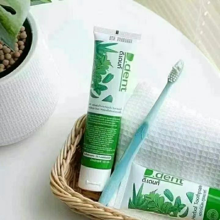 Teeth Whitening Effective - Thai Herbal 5-in-1 Toothpaste, Whitening &