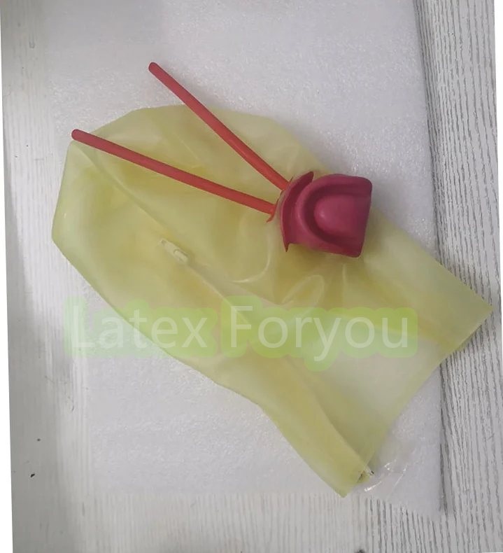 Teeth Whitening Mask - Handmade Transparent Latex Hood with 15CM