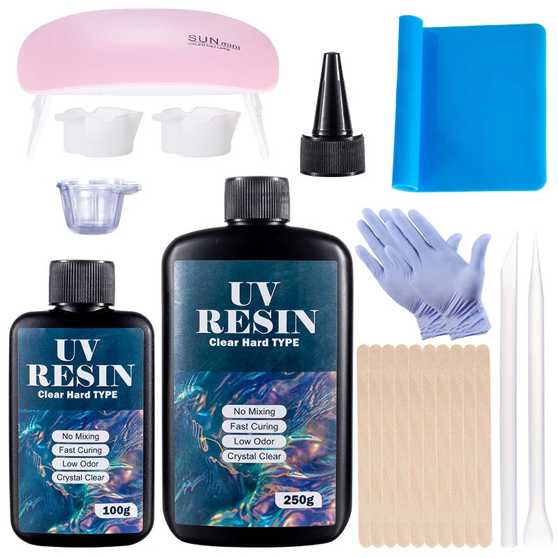 Uv Whitening Kit - Hard UV Resin Glue Kit Fast