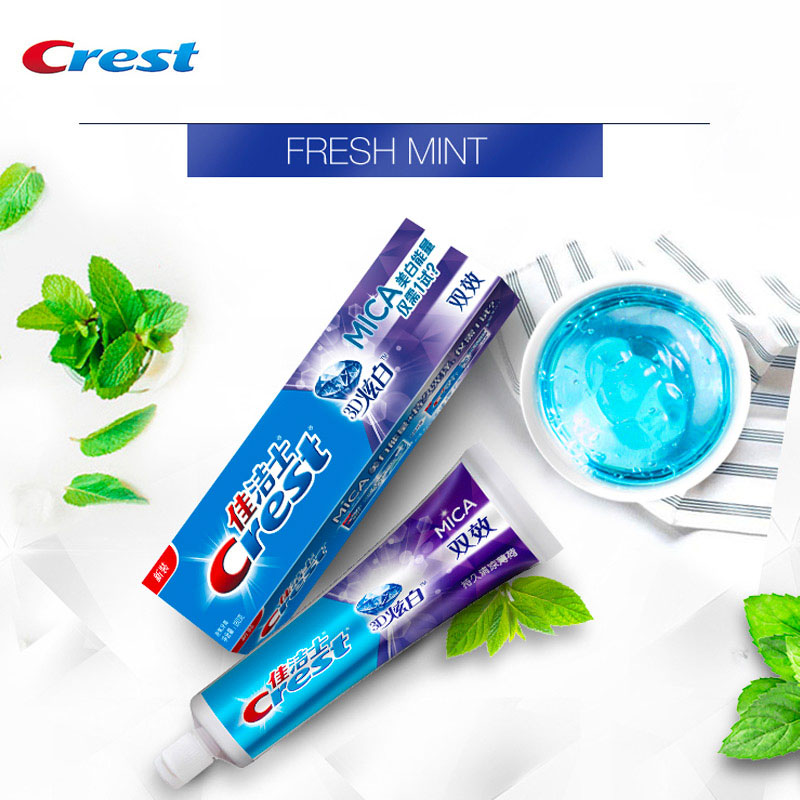 Teeth Whitening Effective - Crest 3D MICA Toothpaste Fluoride Teeth