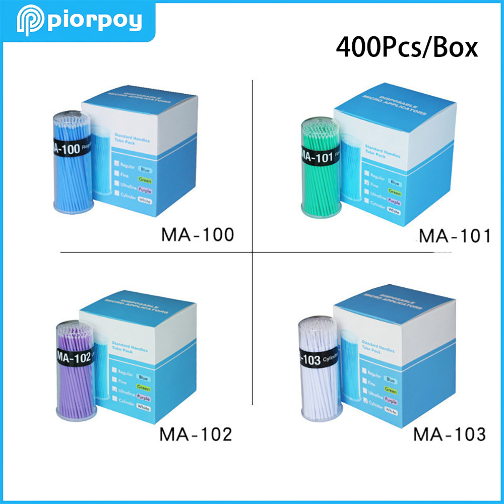 Teeth Whitening Kit Professional - PIORPOY 400Pcs/Box Dental Micro Brush Dental