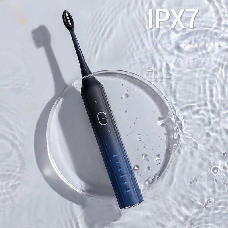 Teeth Whitening Diy - 5 Modes Sonic Electric Toothbrush USB