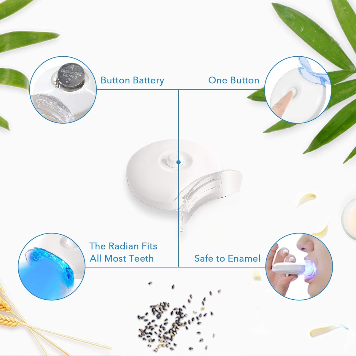 Teeth Whitening Kit - 5X LED L - Teeth Whitening Singapore recension och pris