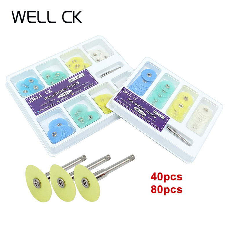 WELL CK 40/80Pcs Dental Polish - Teeth Whitening Kit Professional recension och pris
