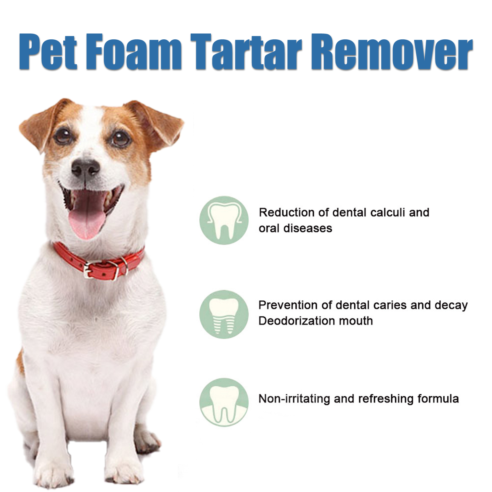 Yegbong Pet Tartar Remover Cle - Teeth Whitening Foam recension och pris