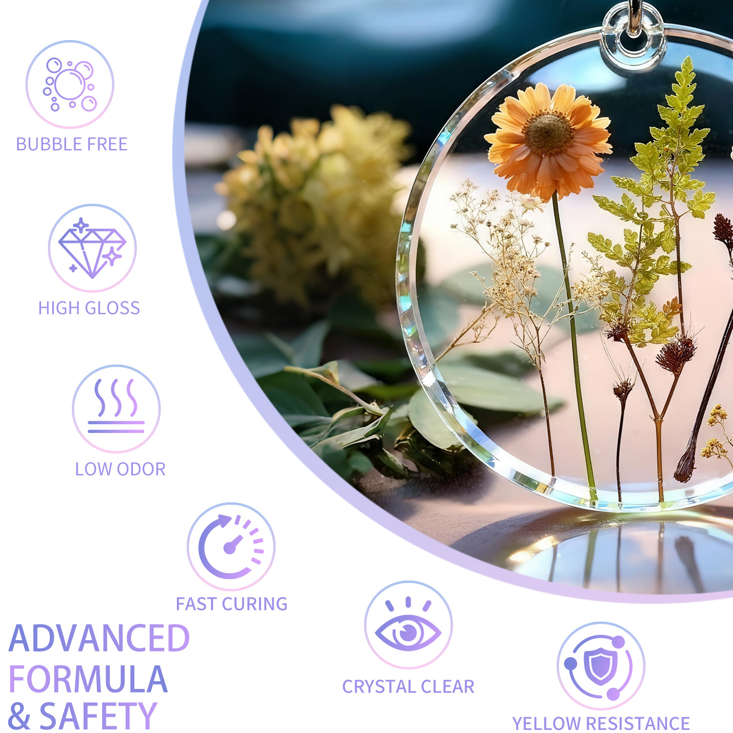200g UV Resin Crystal Clear Ha - Uv Whitening Kit recension och pris