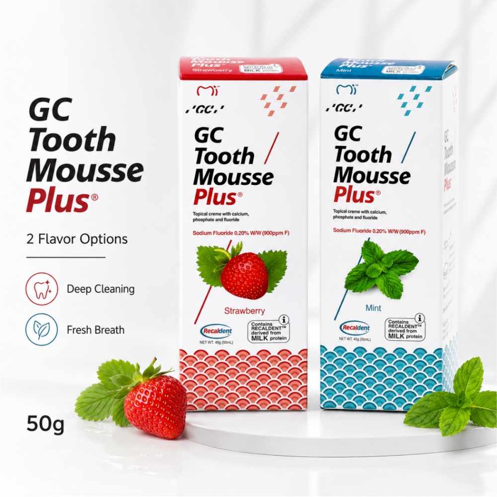 GCTooth Mousse Plus Mint Straw - Teeth Whitening Foam recension och pris