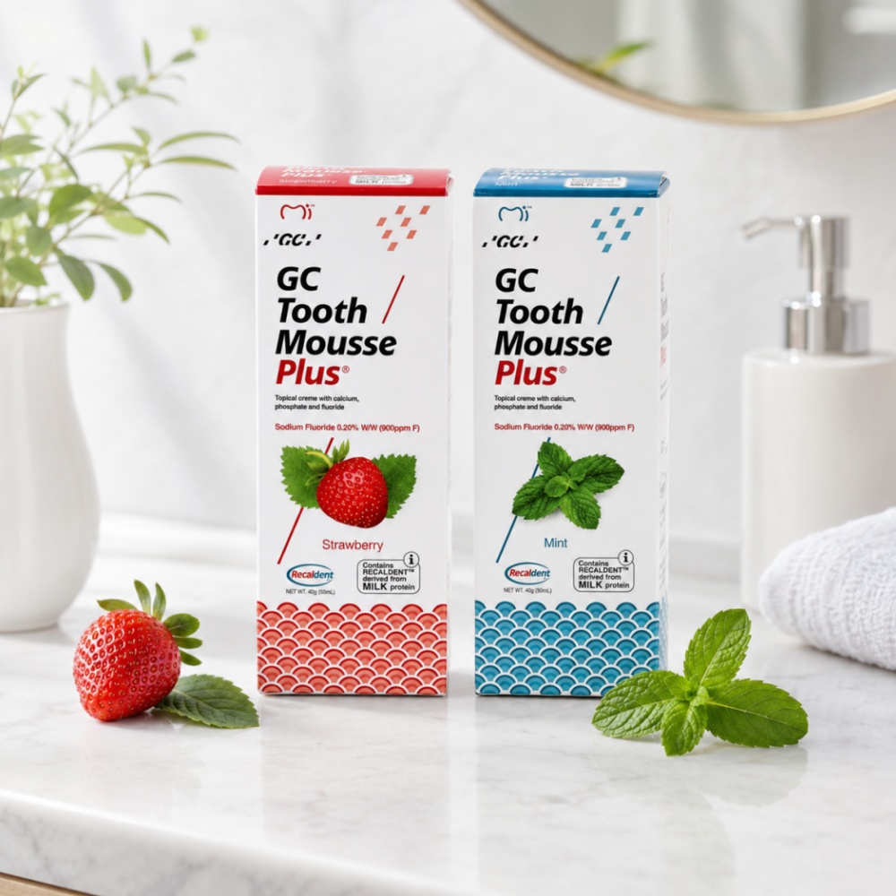 GCTooth Mousse Plus Mint Straw - Teeth Whitening Foam recension och pris