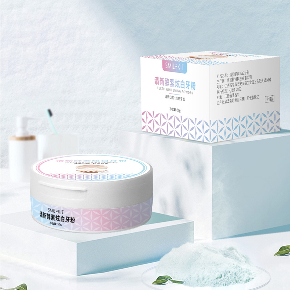 2 Types Teeth Whitening Powder - Teeth Whitening Enzymes recension och pris