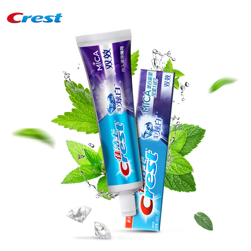 Crest 3D MICA Toothpaste Fluor - Teeth Whitening Effective recension och pris