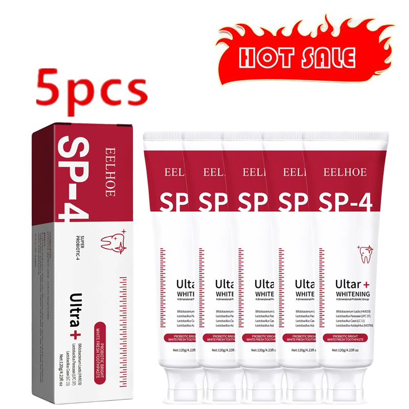 5pcs Sp-4 120g Probiotic White - Teeth Whitening Enzymes recension och pris