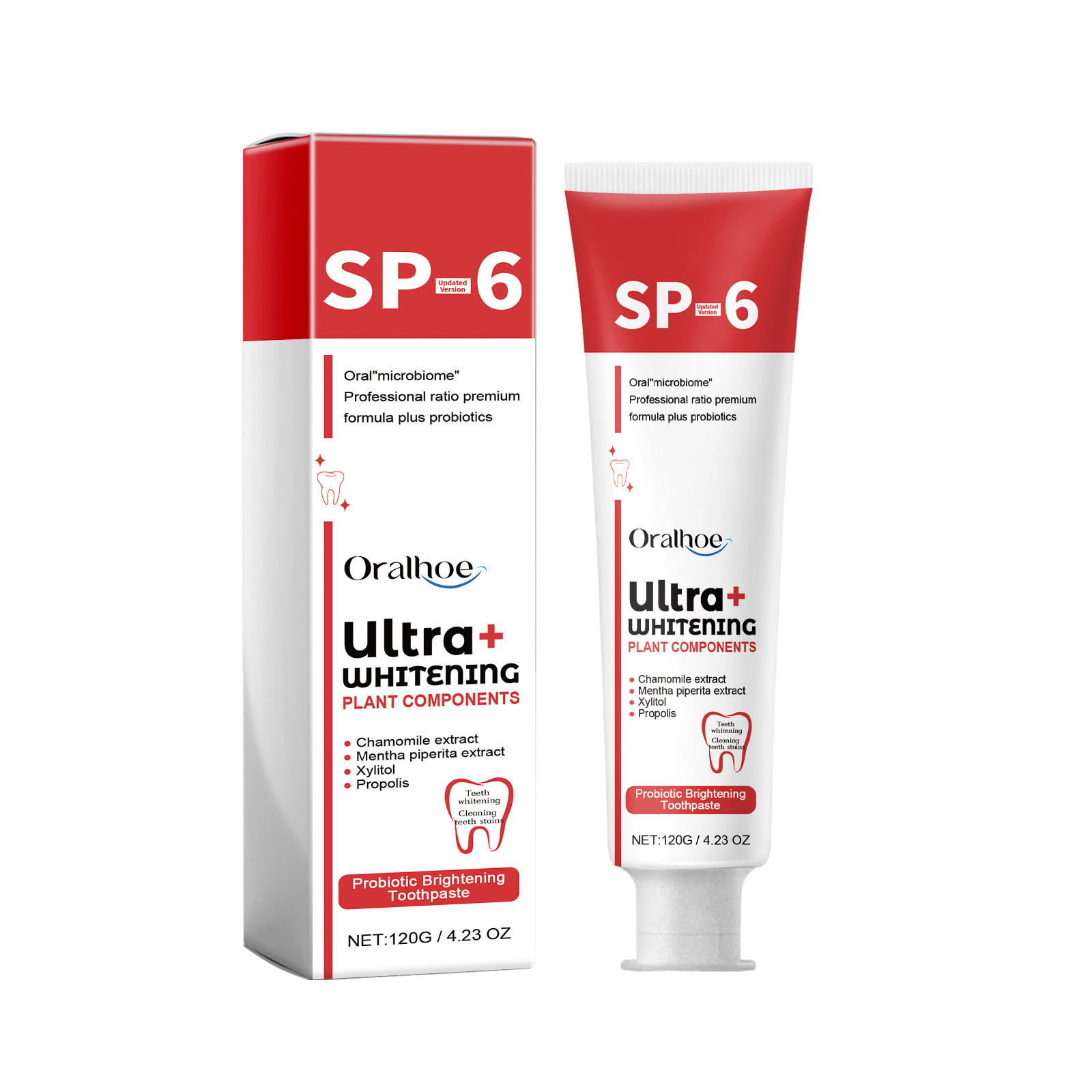 SP-6 Probiotic Whitening Tooth - Teeth Whitening Enzymes recension och pris