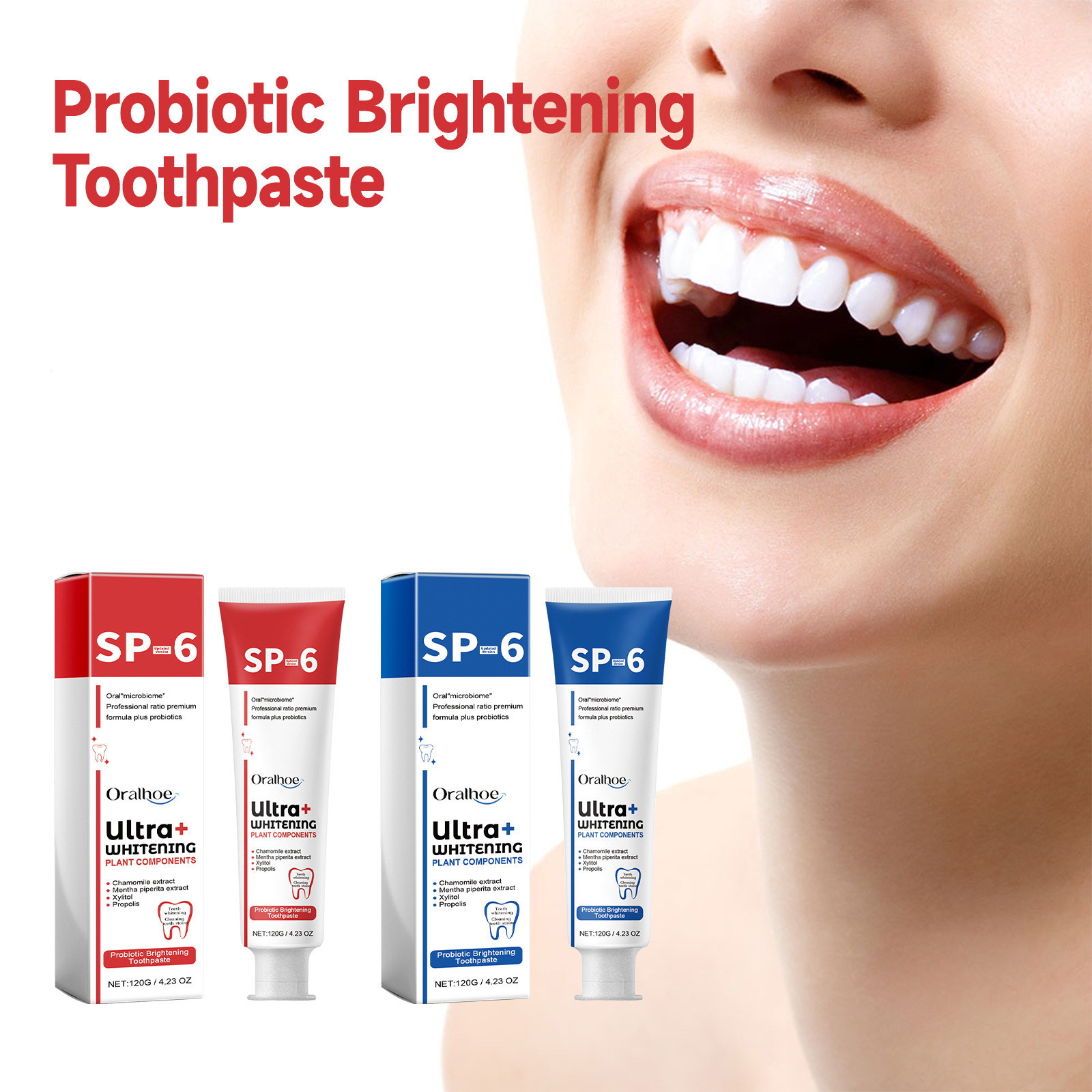 SP-6 Probiotic Whitening Tooth - Teeth Whitening Enzymes recension och pris