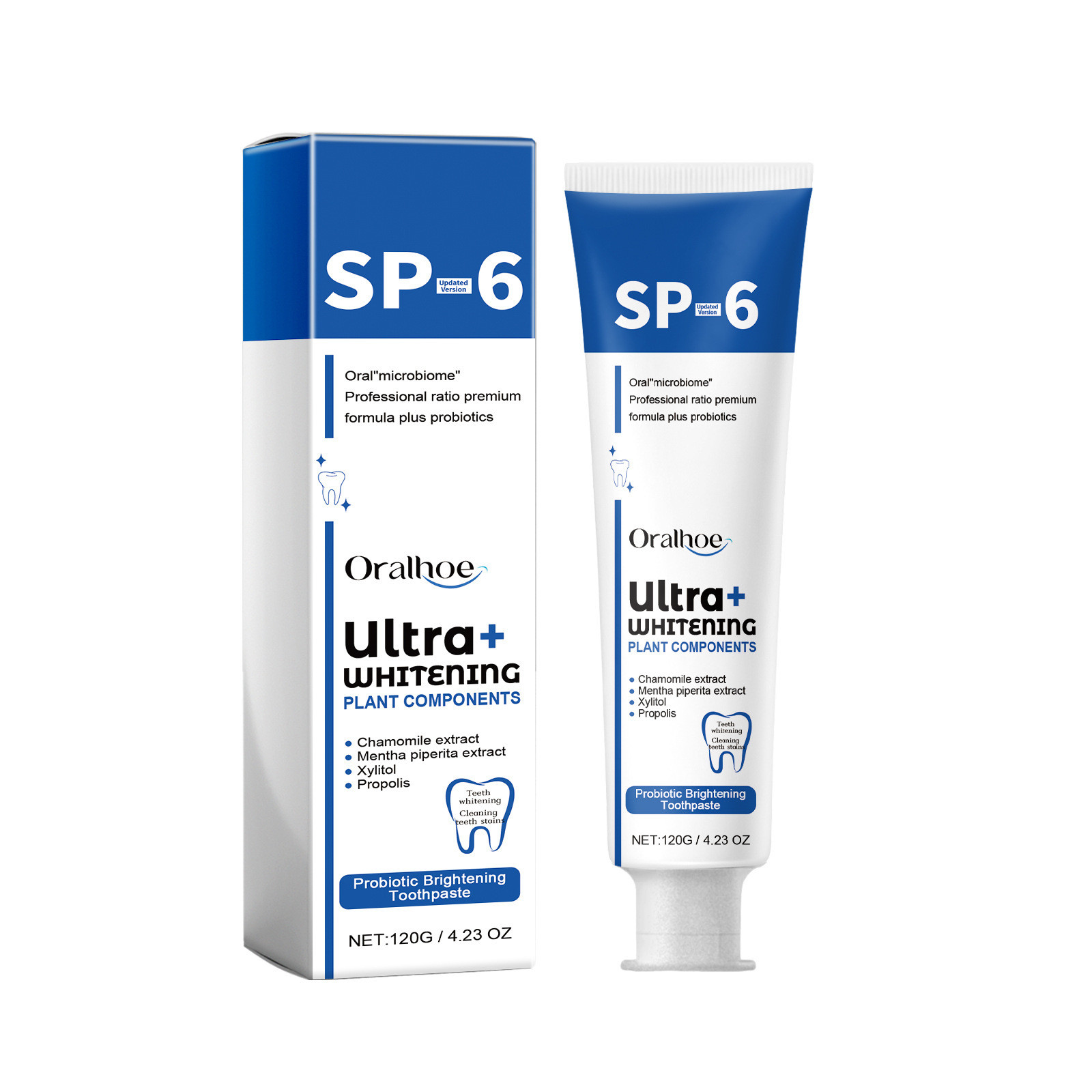 SP-6 Probiotic Whitening Tooth - Teeth Whitening Enzymes recension och pris
