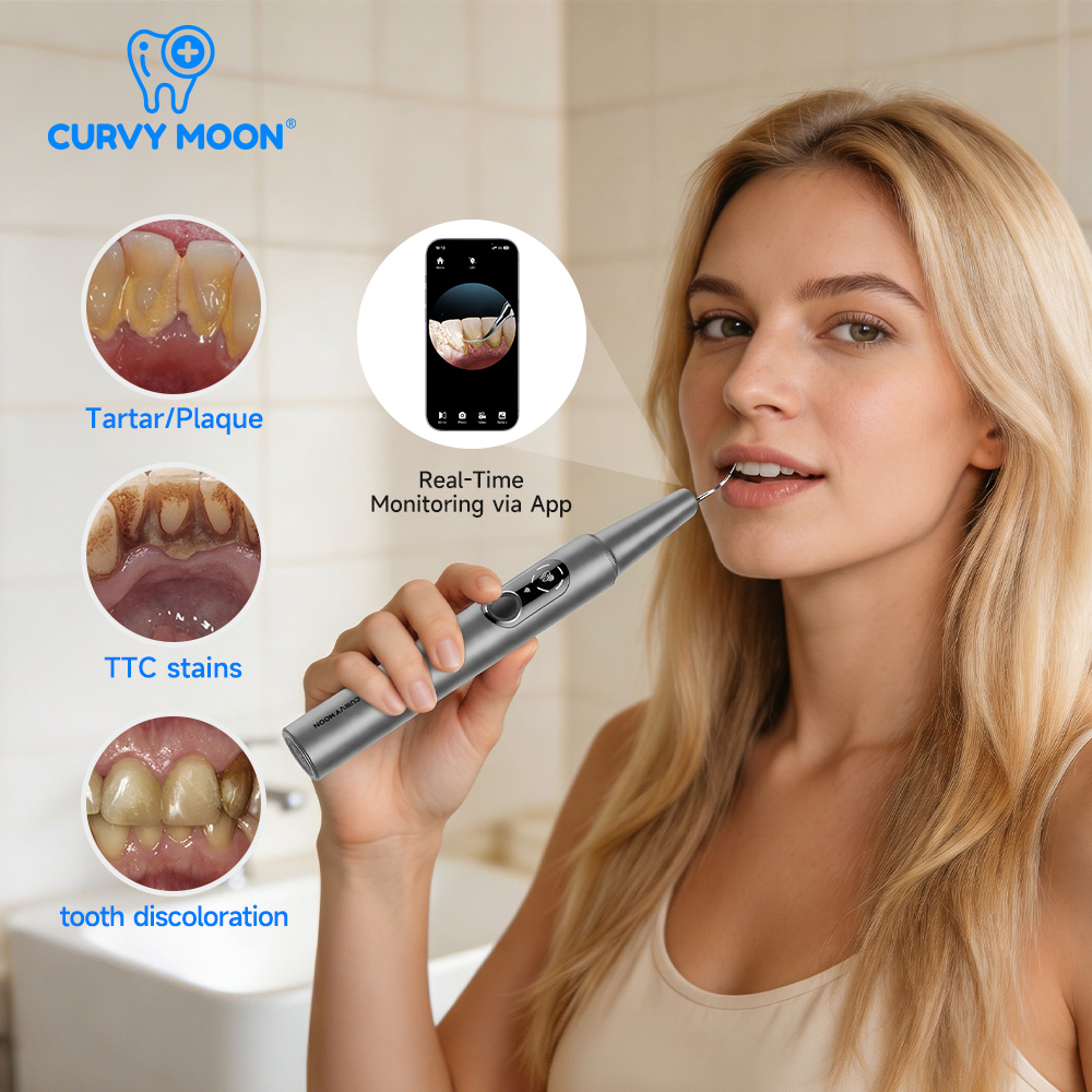CURVY MOON Visible Electric Ul - Teeth Whitening Kit Professional recension och pris