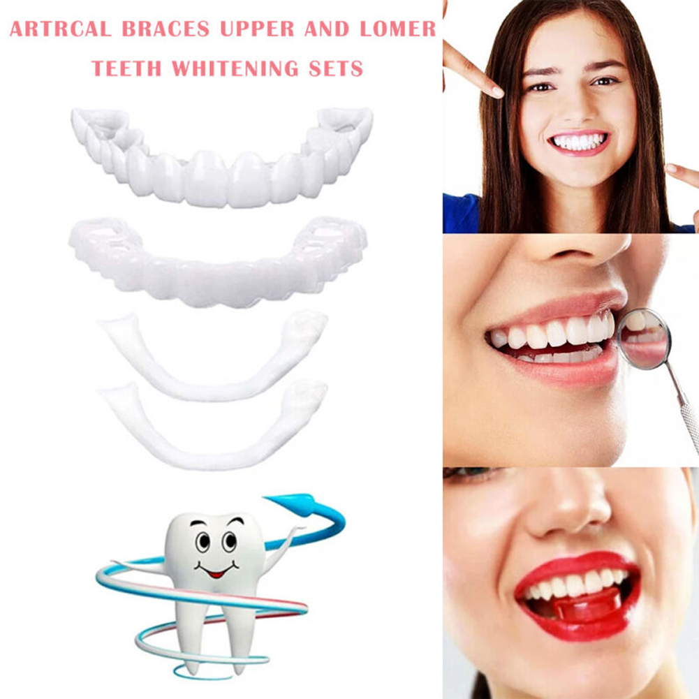 4-6 Pairs Upper&Lower Jaw Dent - Teeth Whitening Mask recension och pris