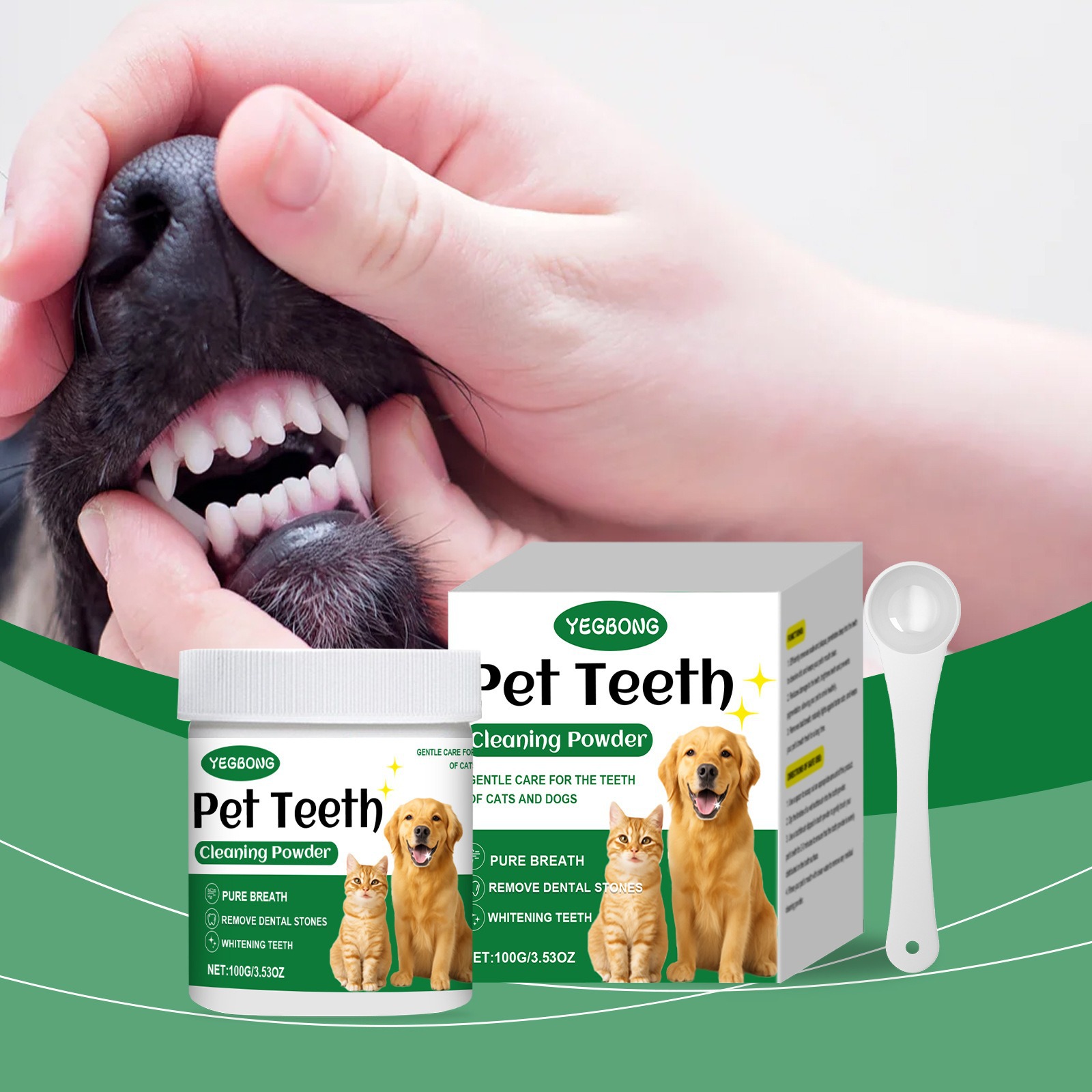 Pet Teeth Cleaning Powder Redu - Teeth Whitening Vape recension och pris
