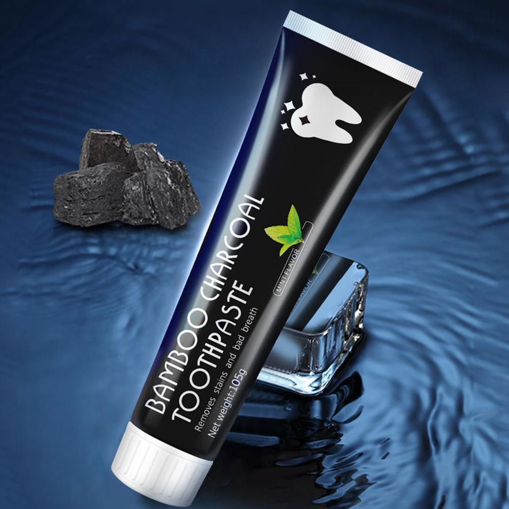 Bamboo Charcoal Toothpaste Whi - Teeth Whitening Activated Organic Charcoal recension och pris