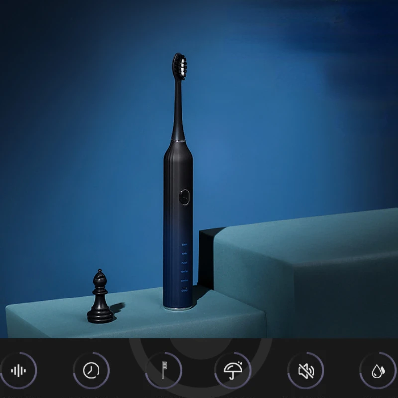 5 Modes Sonic Electric Toothbr - Teeth Whitening Diy recension och pris