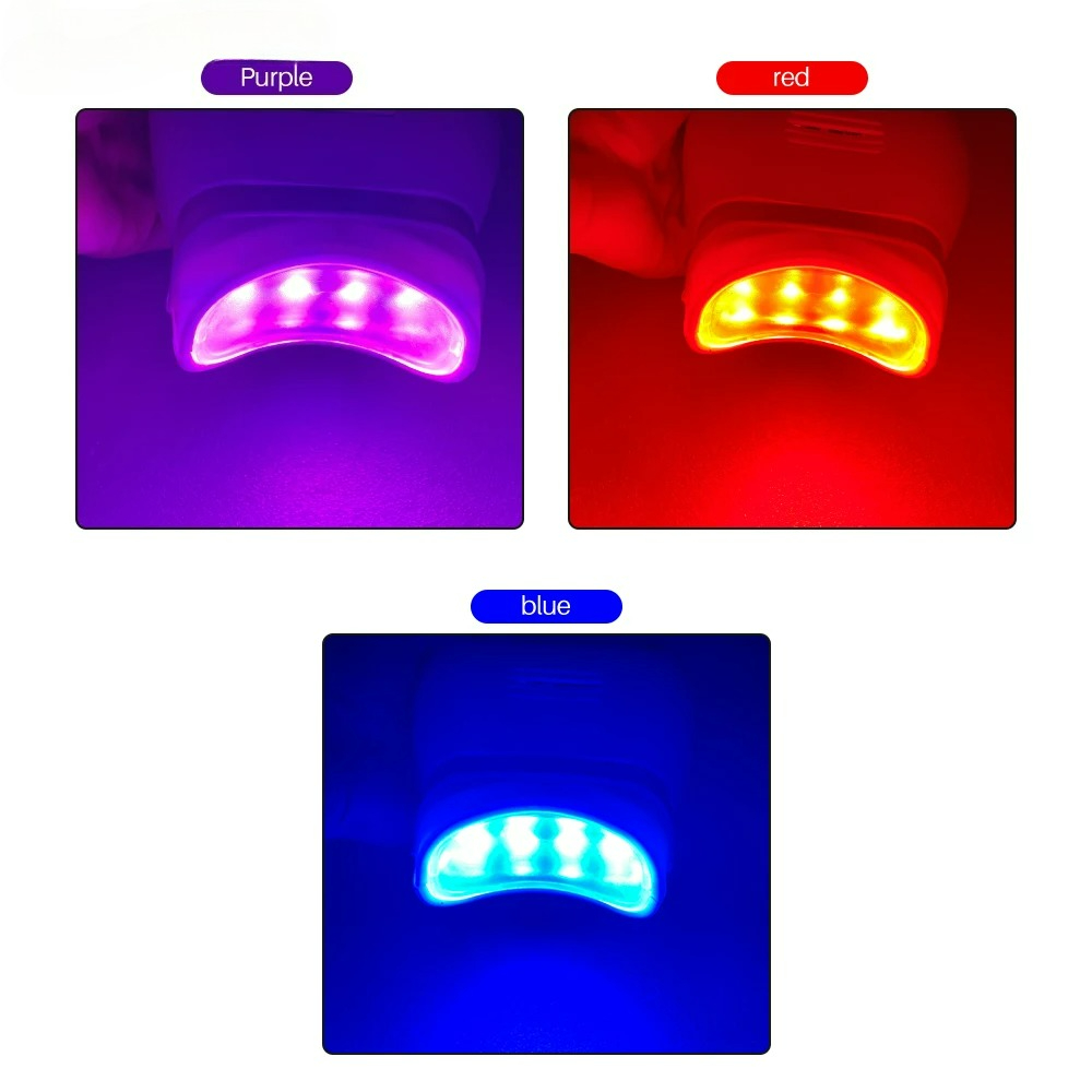 Adjustable 3 Colors LED Teeth  - Teeth Whitening Lamp recension och pris