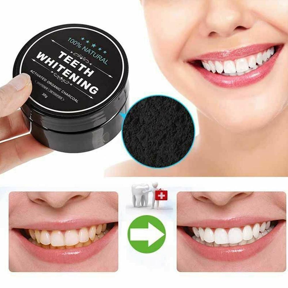 Activated Organic Charcoal Pow - Teeth Whitening Activated Organic Charcoal recension och pris