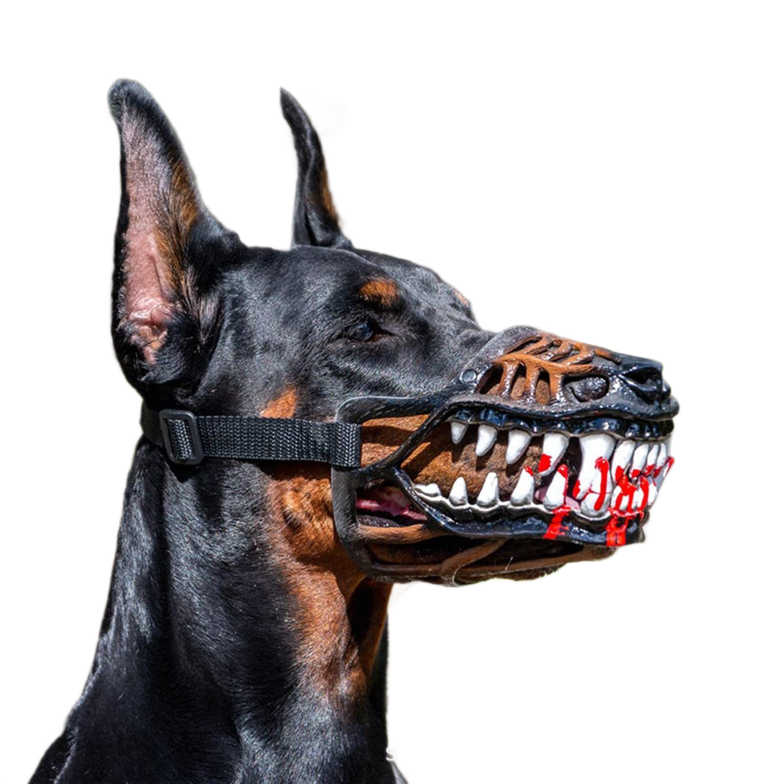 Dog Mask Halloween Mask Dinosa - Teeth Whitening Mask recension och pris