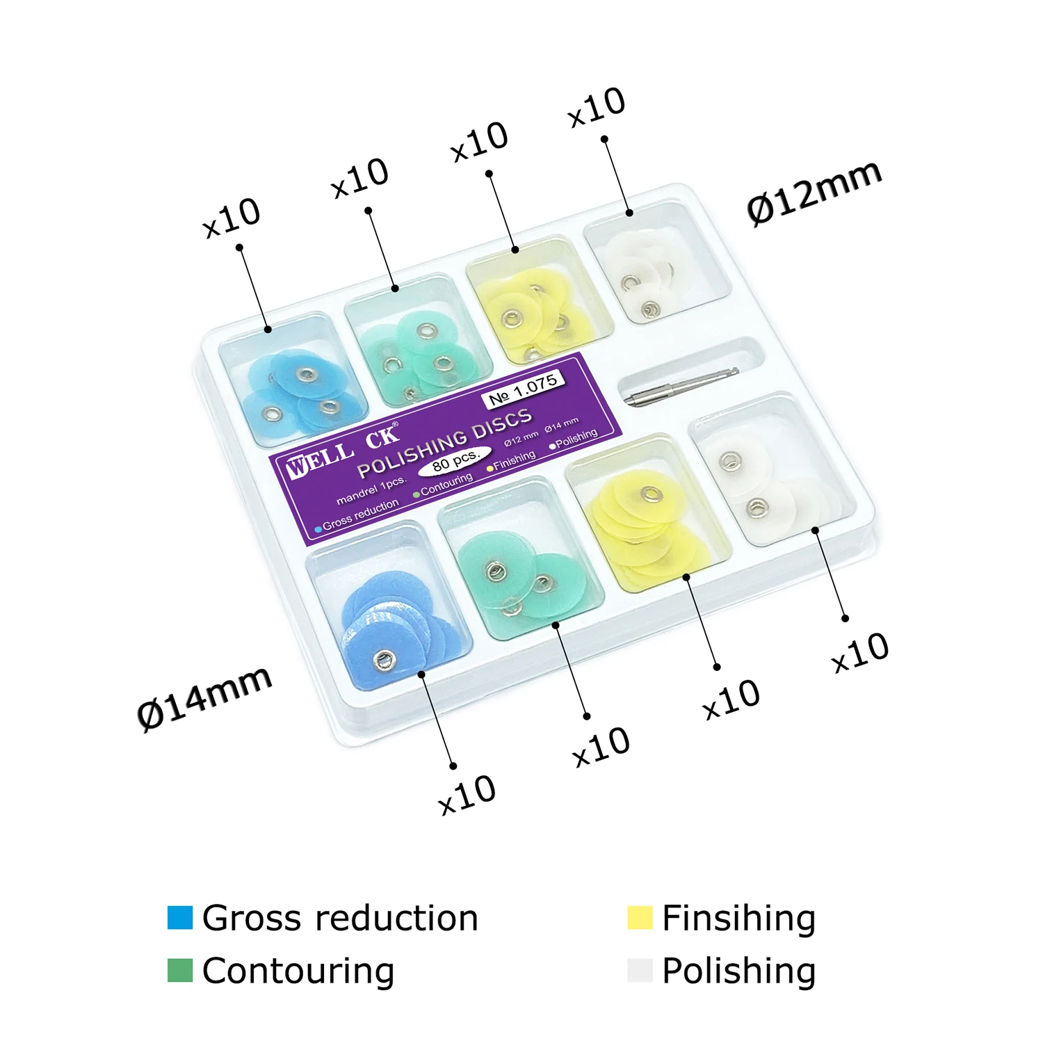WELLCK Dental Polishing Discs  - Teeth Whitening Kit Professional recension och pris