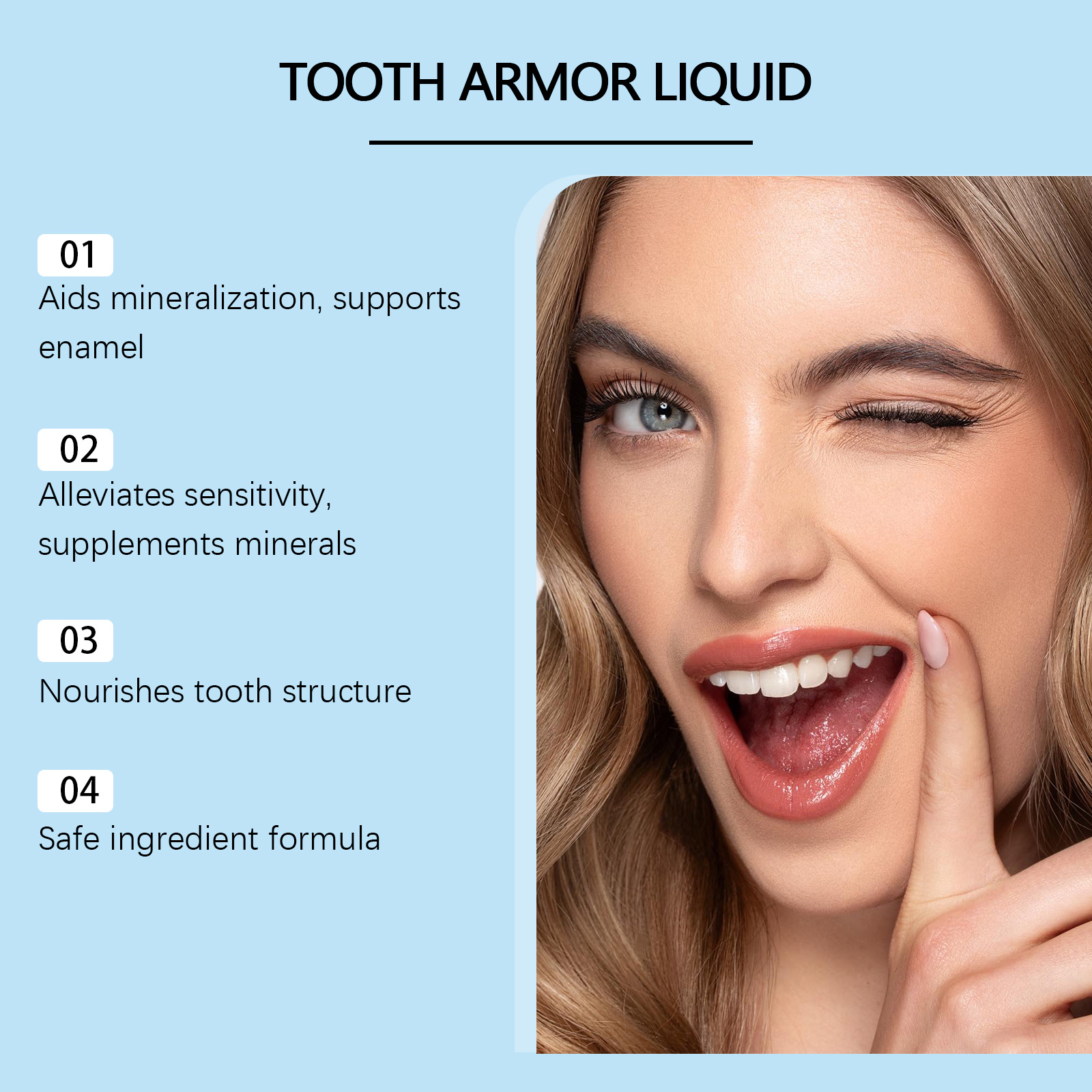 Tooth Care Liquid Hydroxyapati - Teeth Whitening Effective recension och pris
