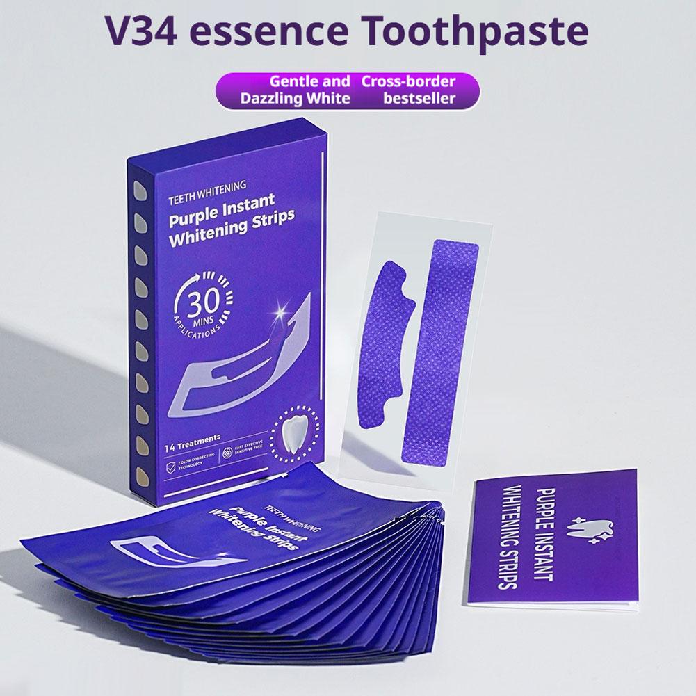 V34 Teeth Whitening Strips - E - Teeth Whitening Vape recension och pris