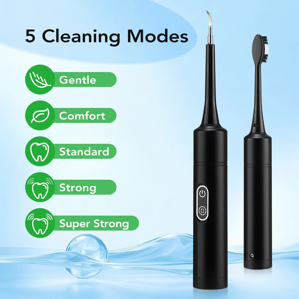 Electric Sonic Vibration Denta - Teeth Whitening Kit Professional recension och pris