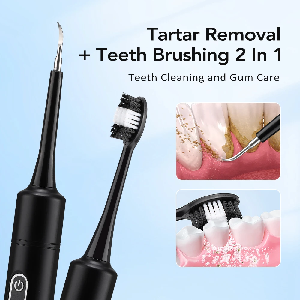 Electric Sonic Vibration Denta - Teeth Whitening Kit Professional recension och pris