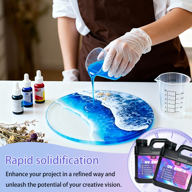 1000g UV Resin Crystal Clear H - Uv Whitening Kit recension och pris